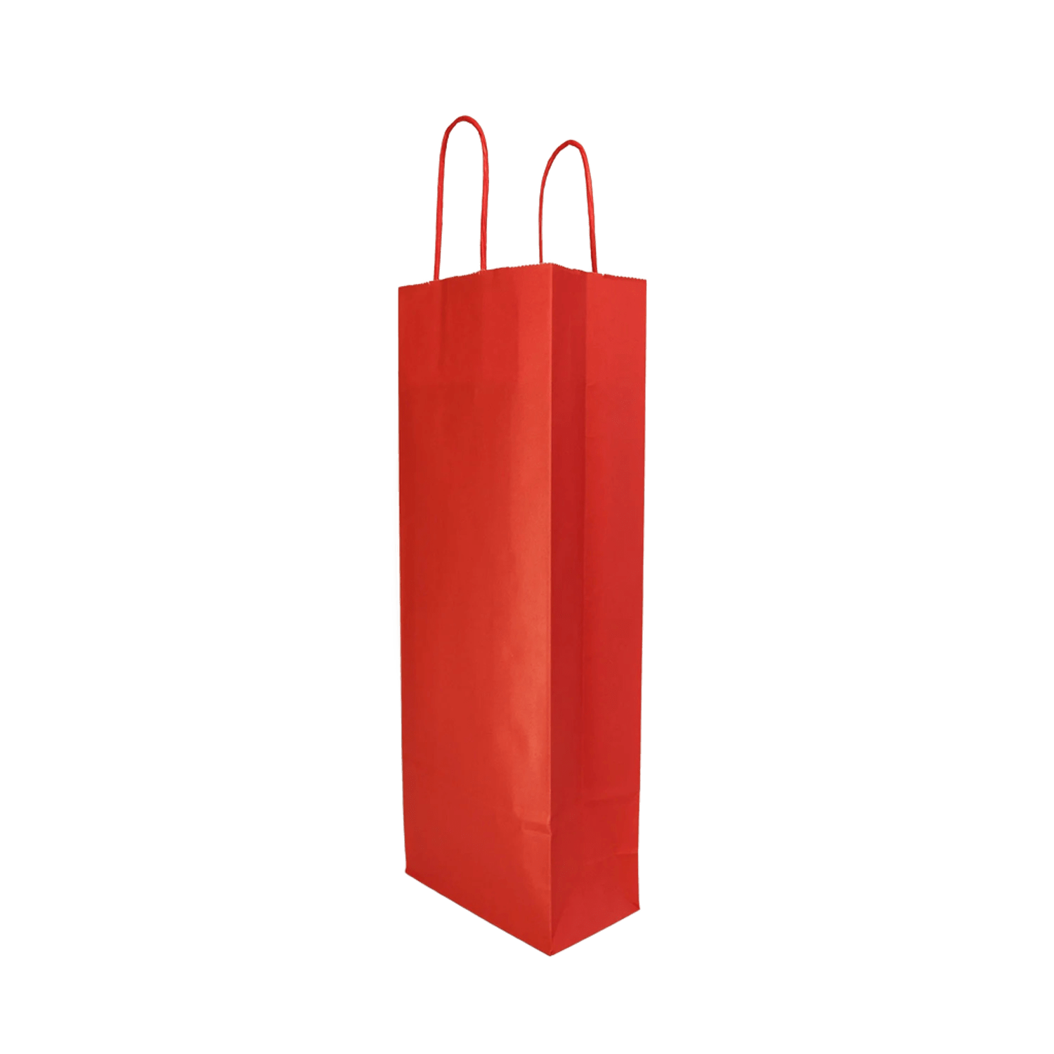 Papirnate vrećice za boce butelje - crvena  140x80x39